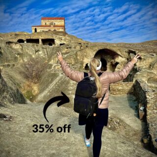 🇬🇪 Uplistsikhe 

Yes! My favourite travel accessories are 35% off until the end of the month! Use code LMSLjj35 at @pkgcarrygoods!

Located just 1.5 hrs from Tbilisi Uplistsikhe Cave Town is a UNESCO World Heritage Site and a must visit during your Georgia visit for history buffs and those who just love cool places!
Uplistsikhe has a combination of rock-cut cultures styles from Anatolia and Iran and showcases the co-existence of pagan and Christian architecture as well. Thanks goes out to  @traverseevents and @georgiatravel for hosted this outing!

#uplistsikhe #uplistsikhecavetown #uplistsikhecaves #jenzjourneys #emotionsaregeorgia #georgiatravel #traverseevents #travelgeorgia #cavetown